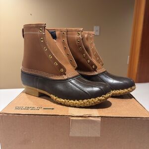 L.L. Bean Boots Mens 10 Medium D 8 Inch Bean Boots Gore-Tex Thinsulate Insulated